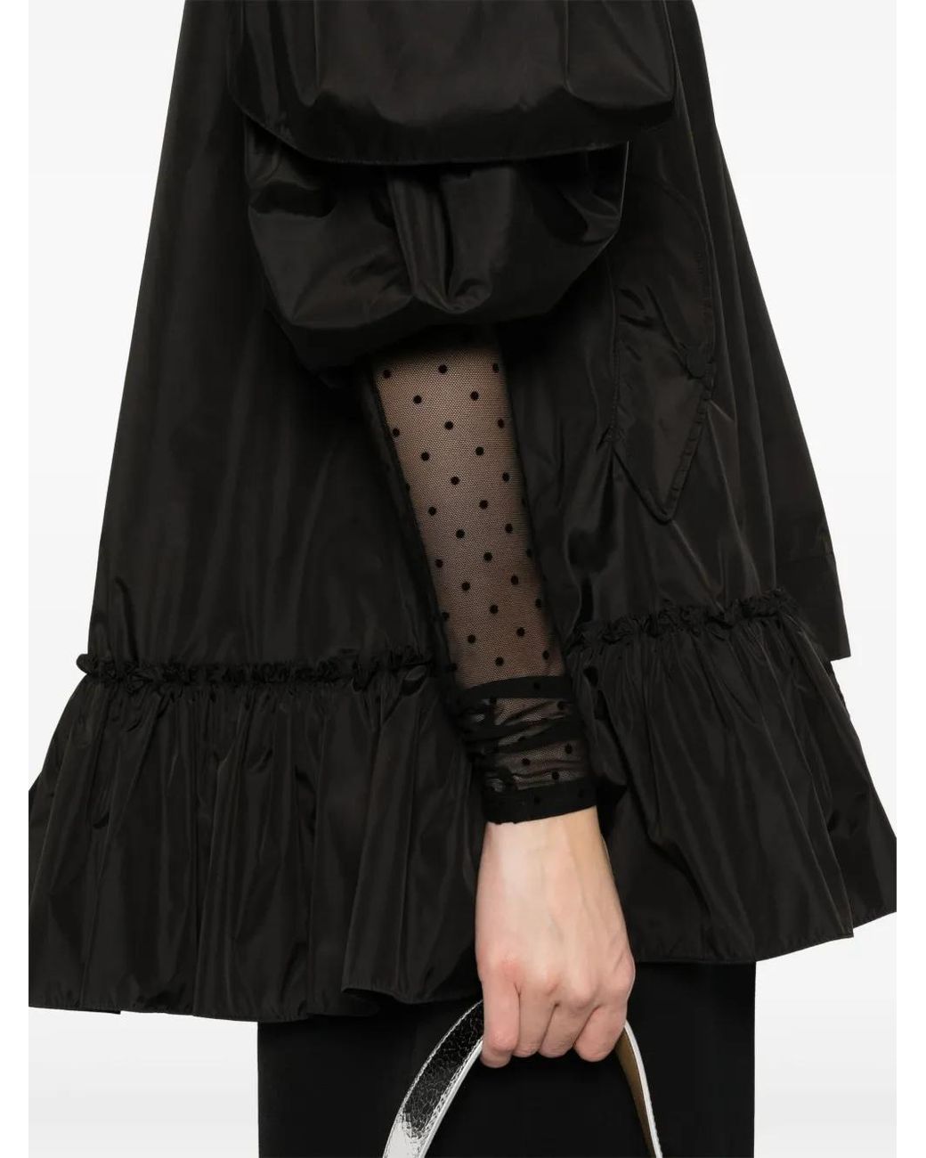 Simone Rocha Black Ruffled Top