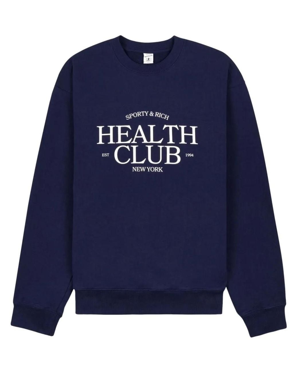 Sporty & Rich Blue Slogan-print Sweatshirt