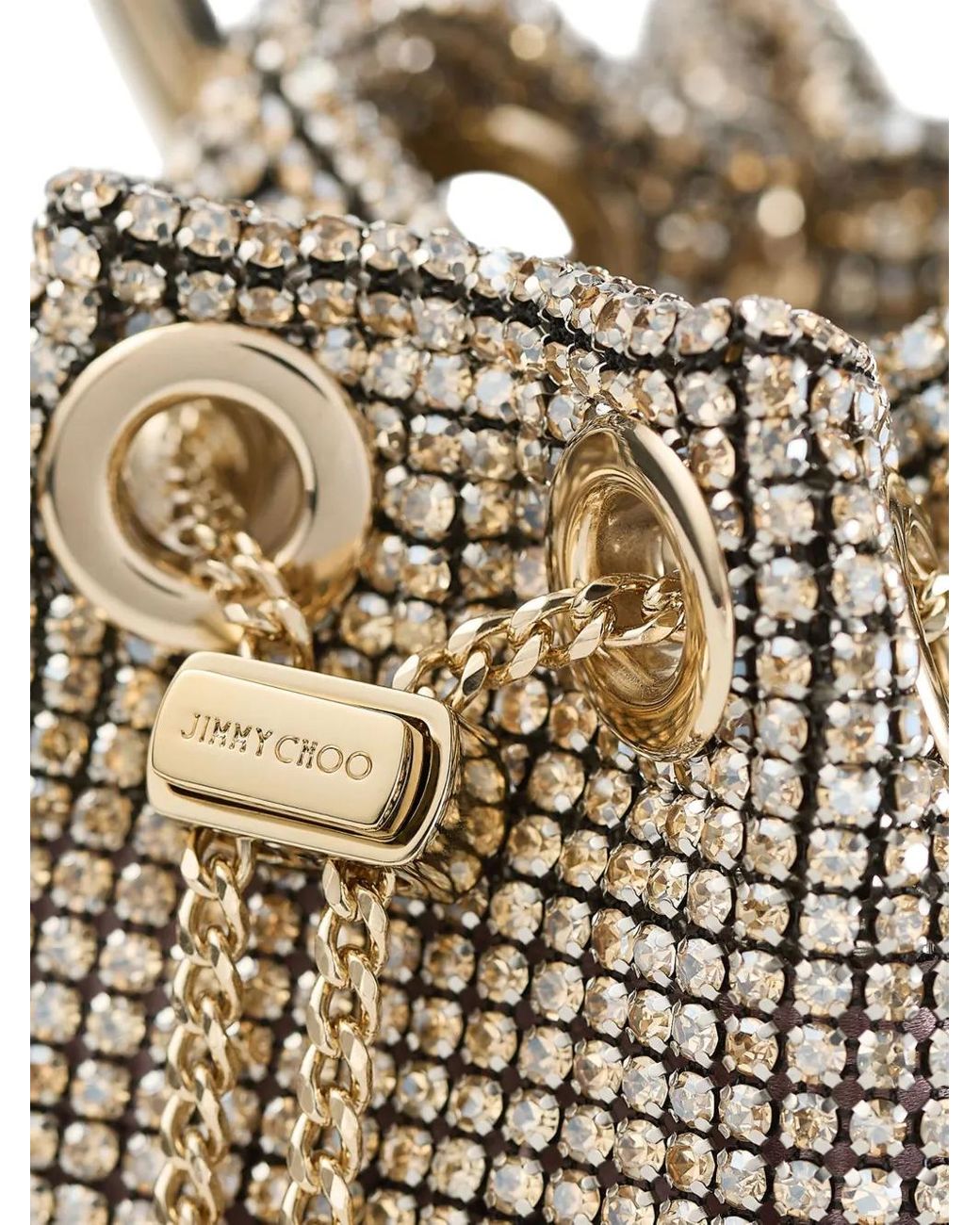 Jimmy Choo Metallic 'Bon Bon' Bag
