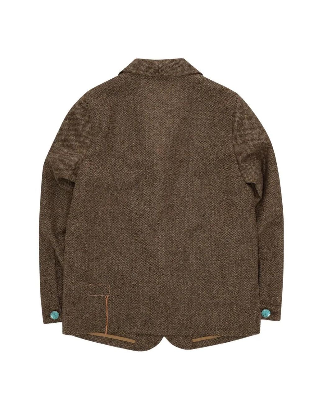 Fortela Brown Scotland Virgin Wool Jacket