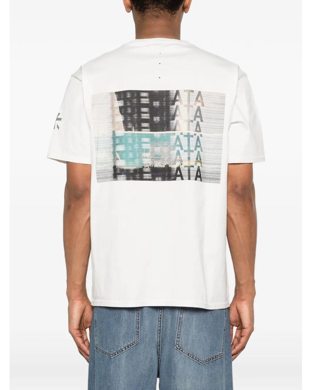 Premiata White Graphic-Print T-Shirt for men