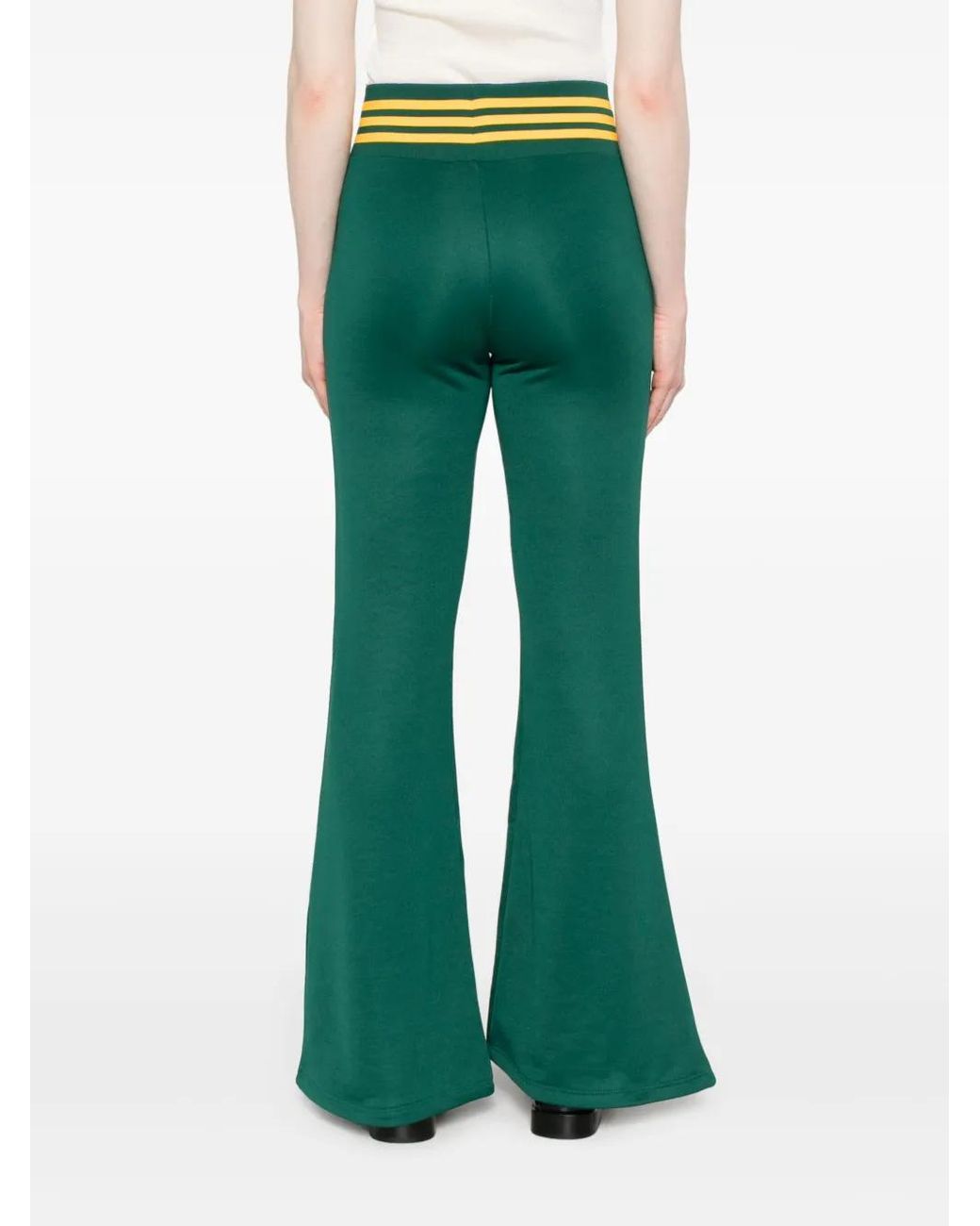 Adidas Green Flared Track Pants