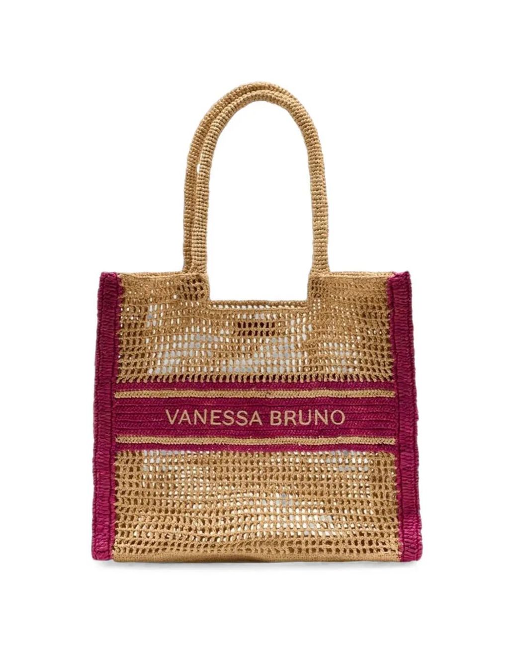 Vanessa Bruno Red Panier Gm Beach Bag