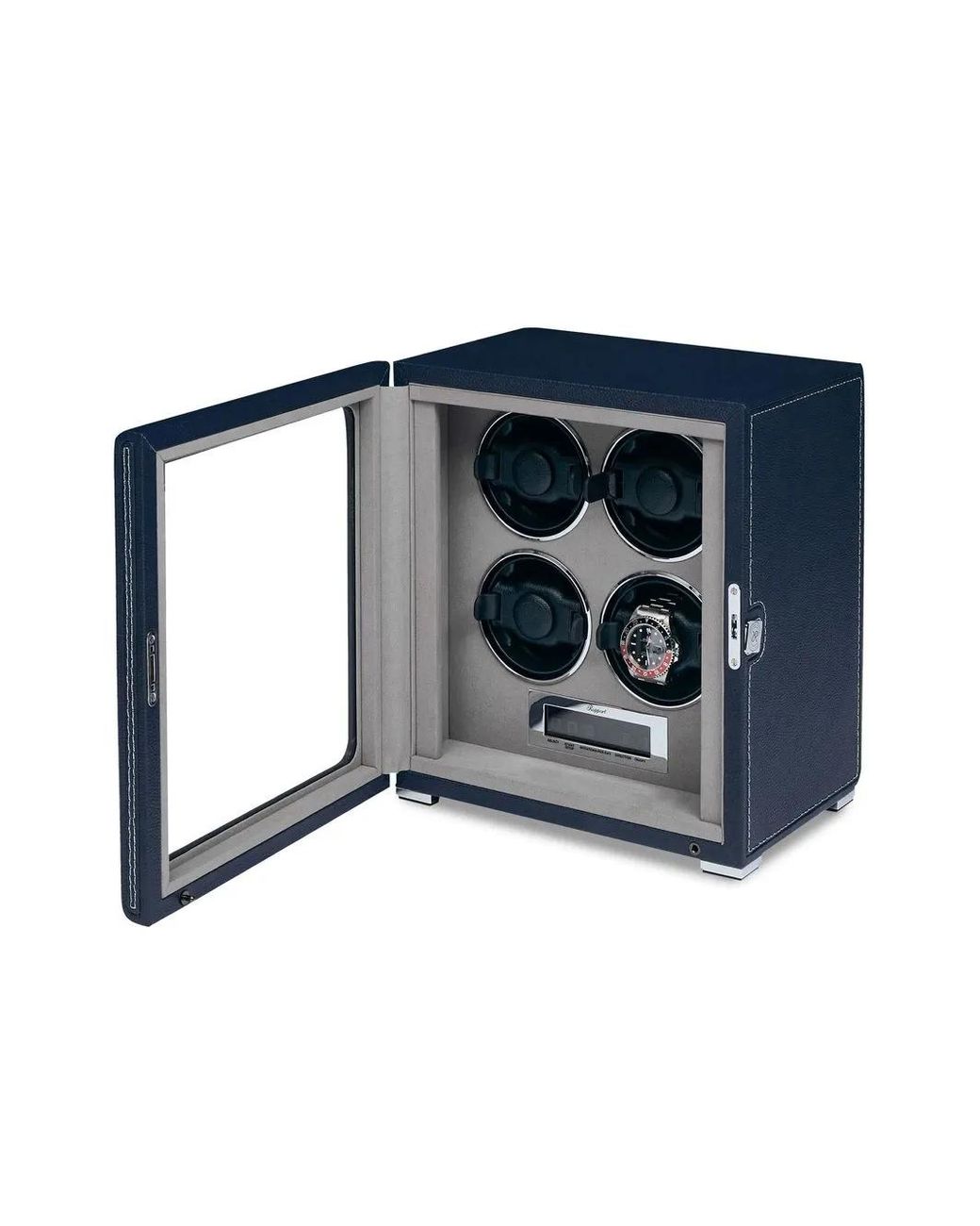 Rapport Blue Quantum Quad Watch Winder for men