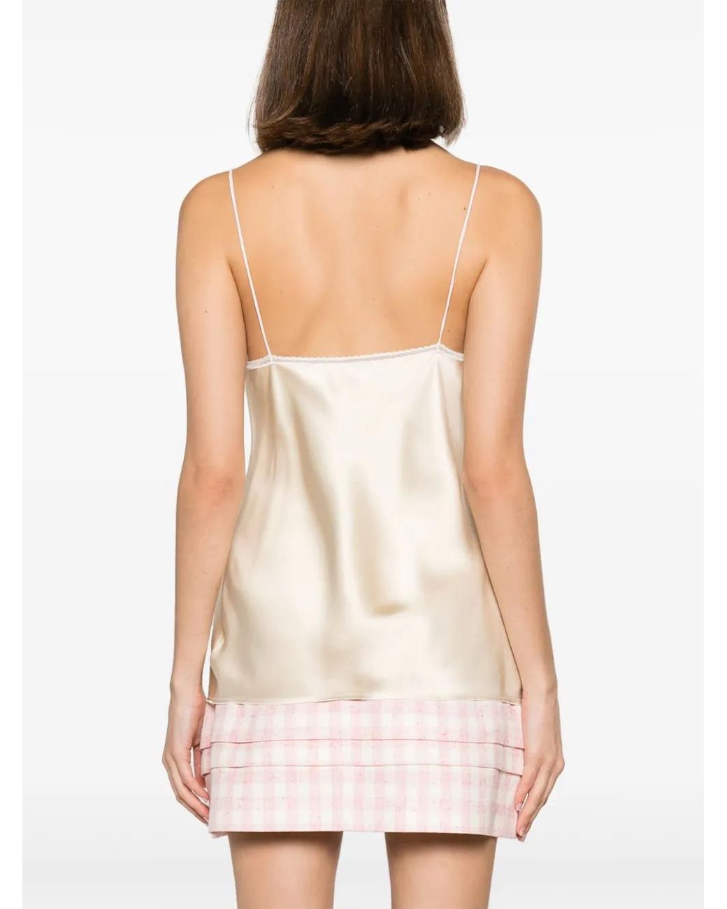 N°21 Natural Thin Straps Top