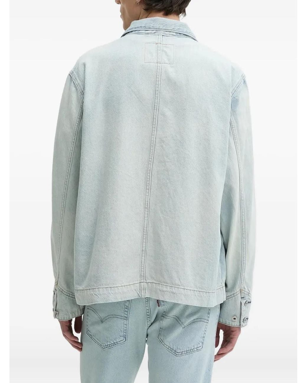 Levi's Blue Zip-Front Pocket Jacket for men