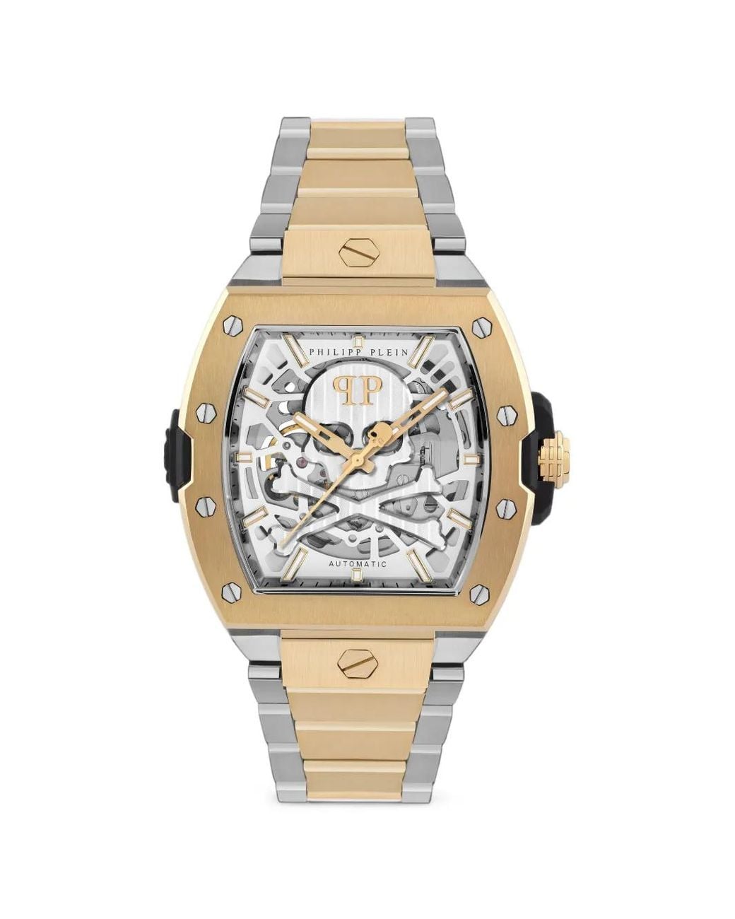 Philipp Plein Metallic The $Keleton 2.0 44Mm Watch for men