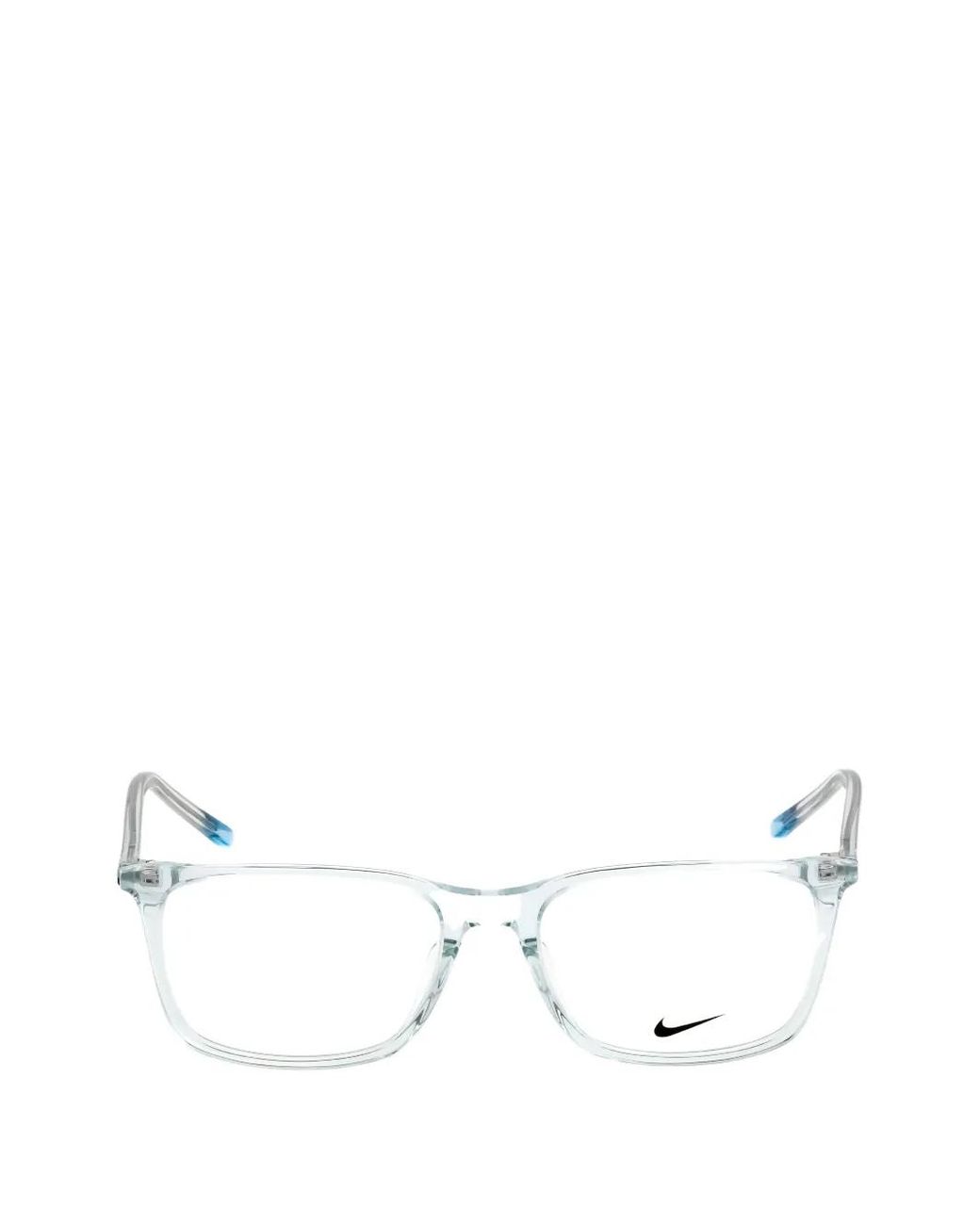 Nike White Rectangle-Frame Glasses