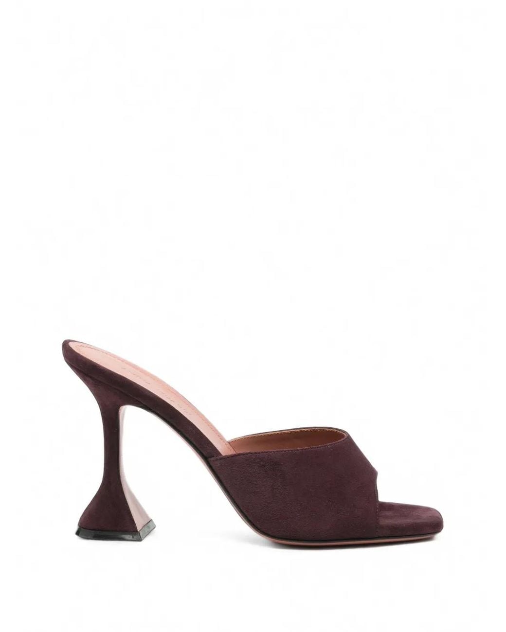 AMINA MUADDI Brown Lupita Suede Sandals