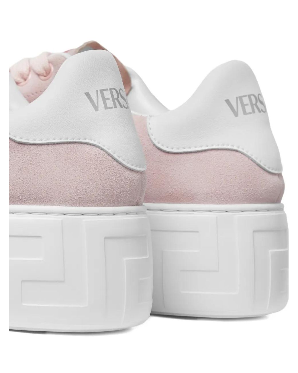 Zapatillas con plataforma y logo Versace de color Pink