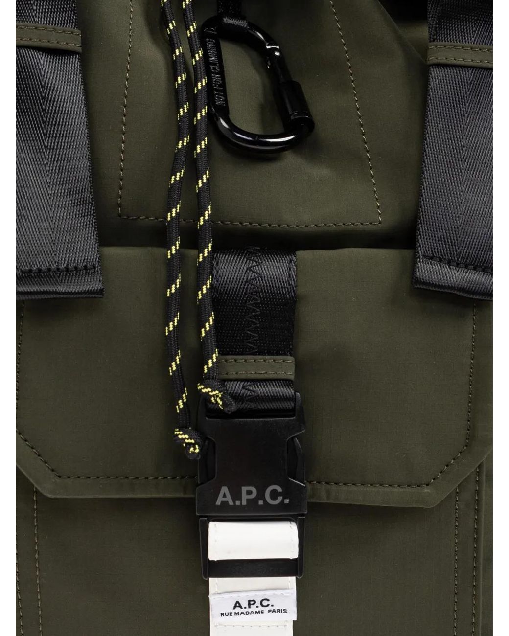 A.P.C. Green Treck Backpack for men