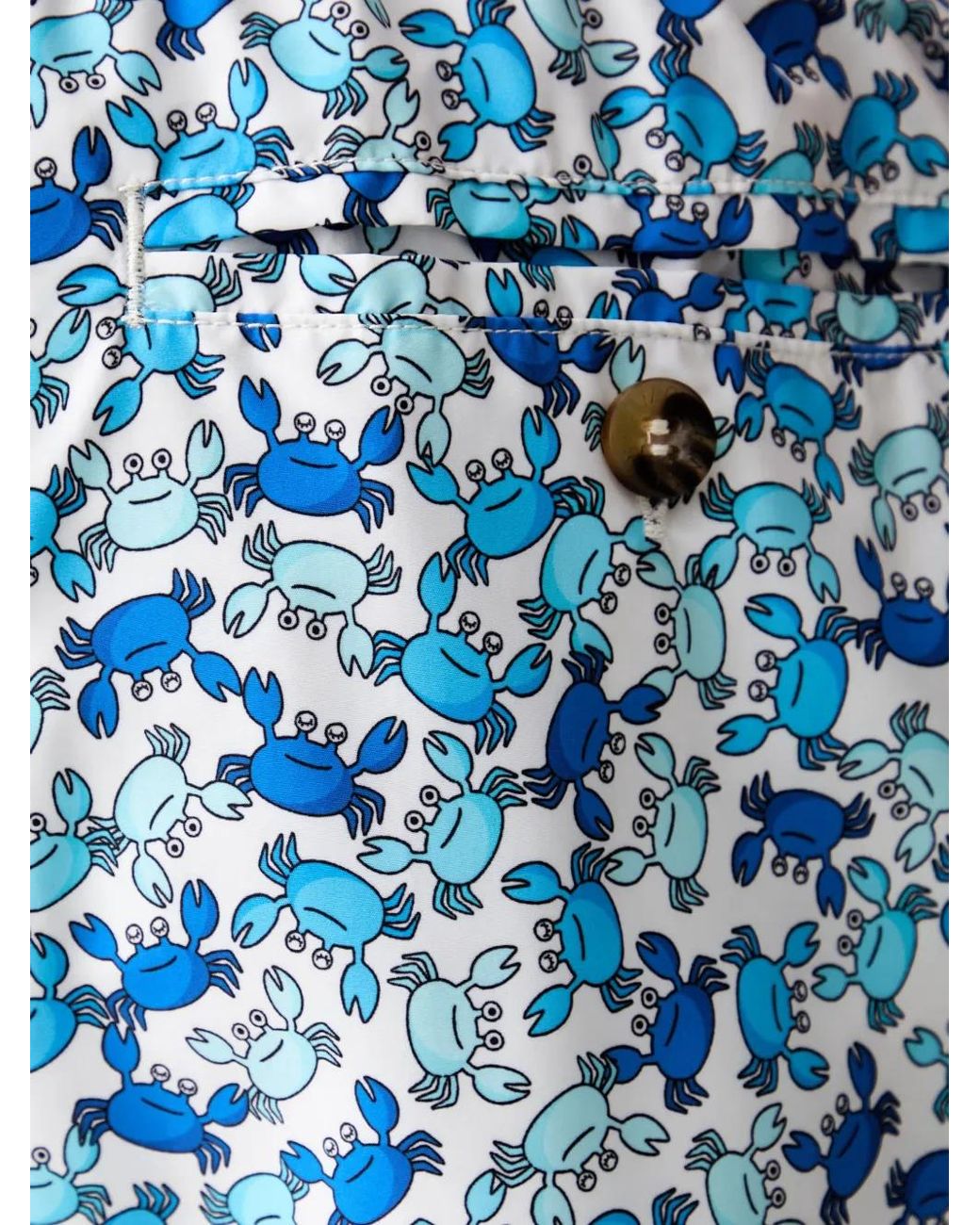 Mc2 Saint Barth Blue Lighting Micro Swim Shorts With Popeye All-Over Print for men