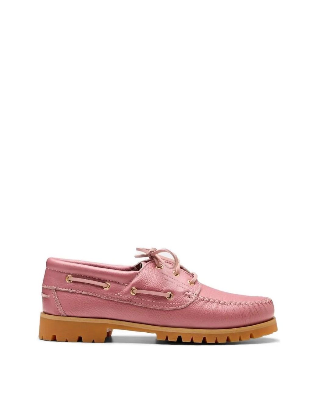 VINNY'S Pink Chaussures Bateau À Motif Aztèque for men