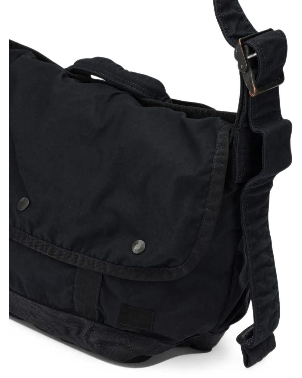 Porter-Yoshida and Co Black Large Crag Shoulder Bag for men