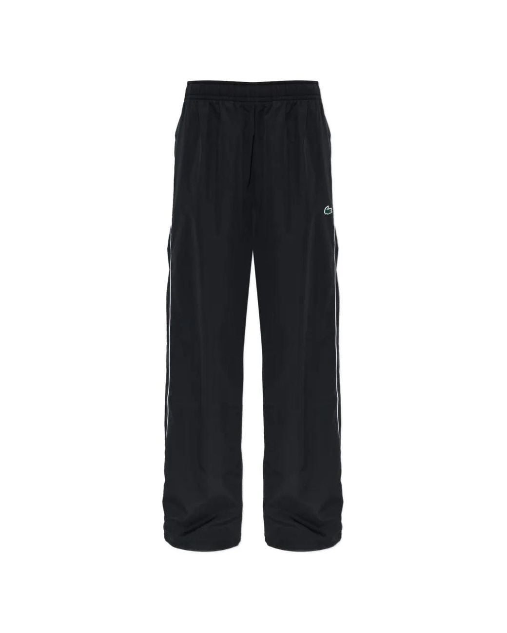 Lacoste Black Logo-Patch Track Pants
