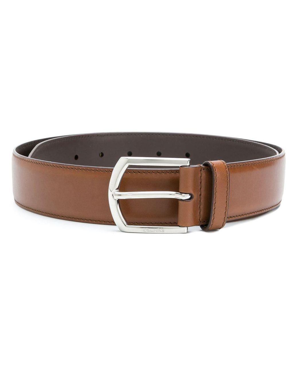 Church's Leather Classic Buckled Belt in Brown for Men - Lyst