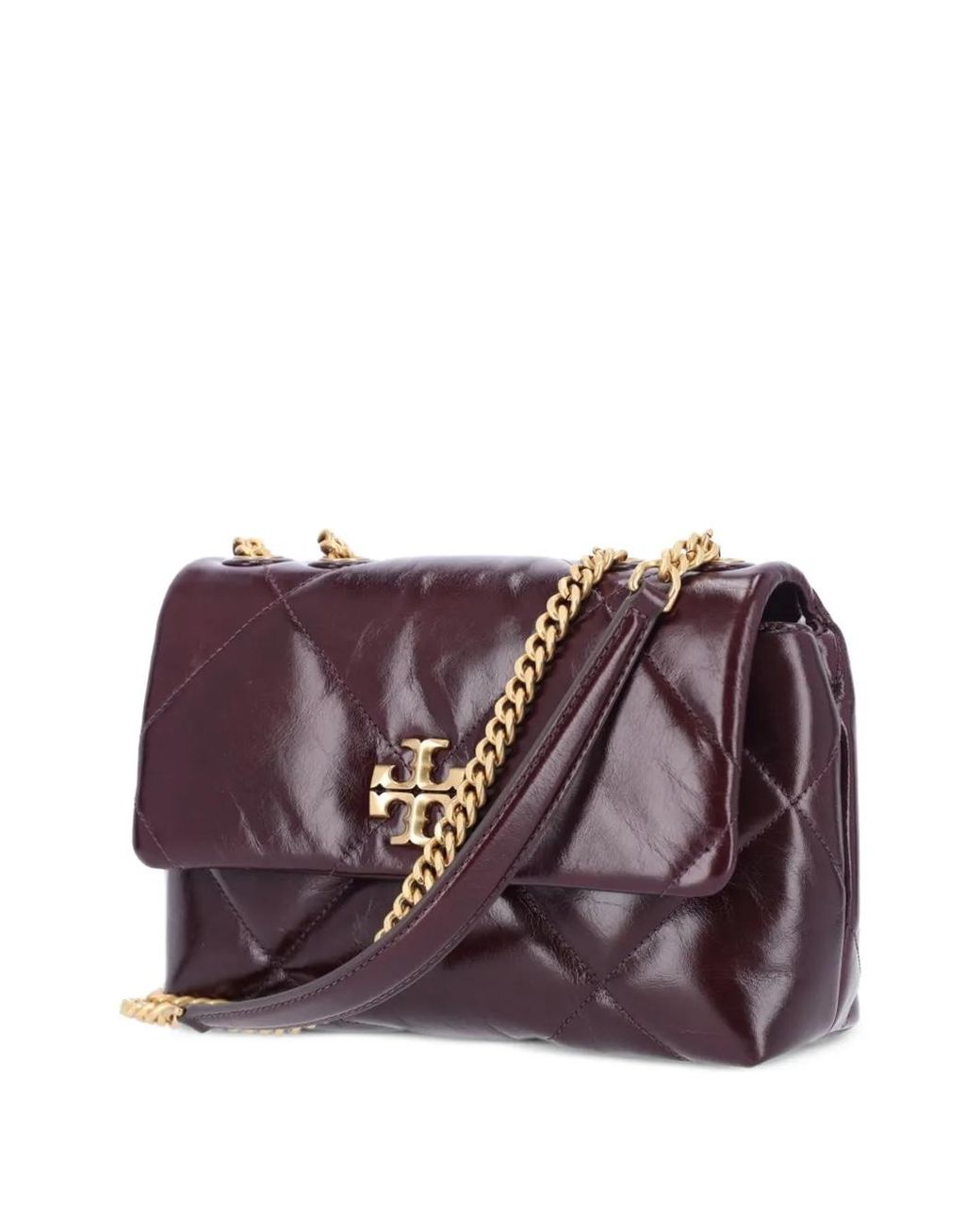 Tory Burch Purple Small Kira Quilted Shoulder Bag
