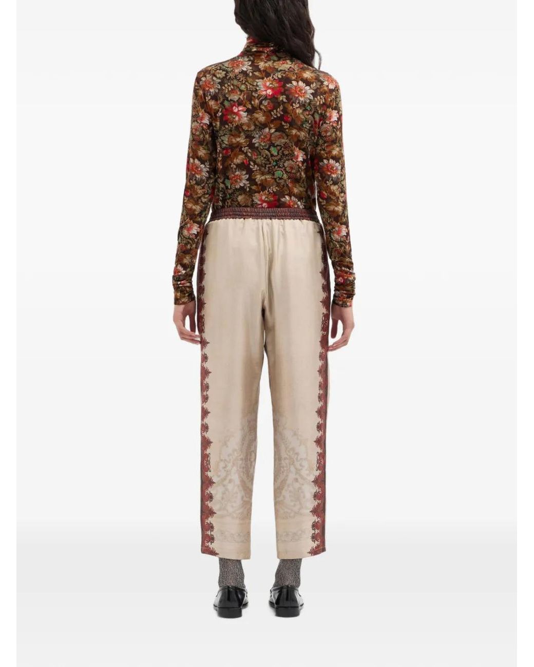 Pierre Louis Mascia Natural Aloe Straight-Leg Trousers