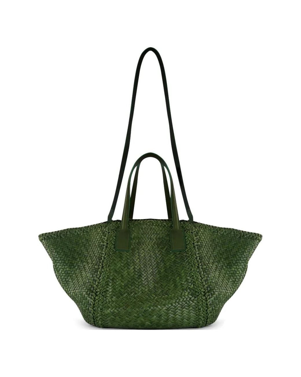 Dragon Diffusion Green Teresa Woven Tote Bag