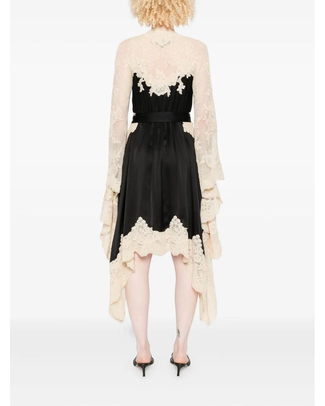 Zimmermann Hypnotic Asymmetric Dress in Natural | Lyst