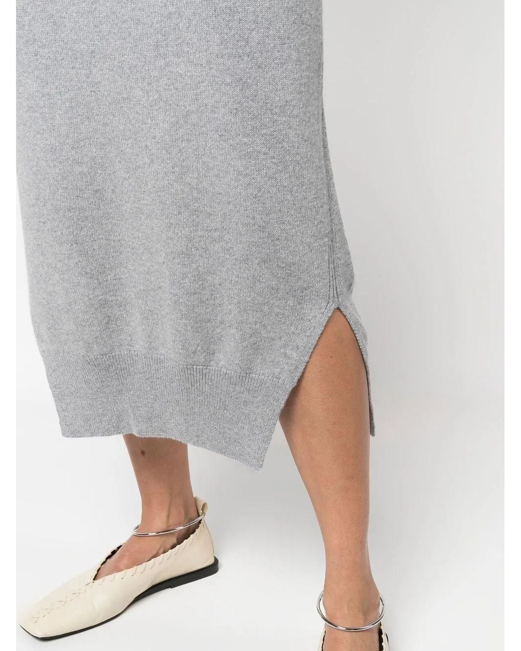 Barrie High Waist Rok in het Gray