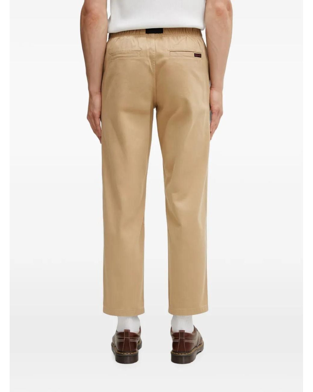 Gramicci Natural Belted Straight-Leg Trousers