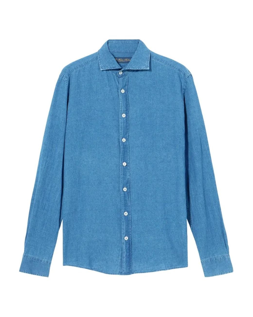 Brooks Brothers Blue Chambray Button-Up Shirt for men