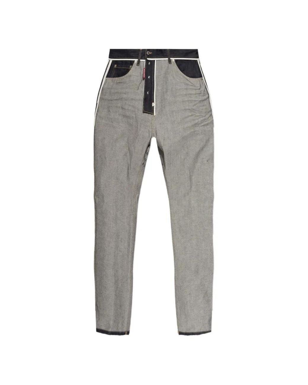 Jean Insideout 642 DSquared² pour homme en coloris Gray