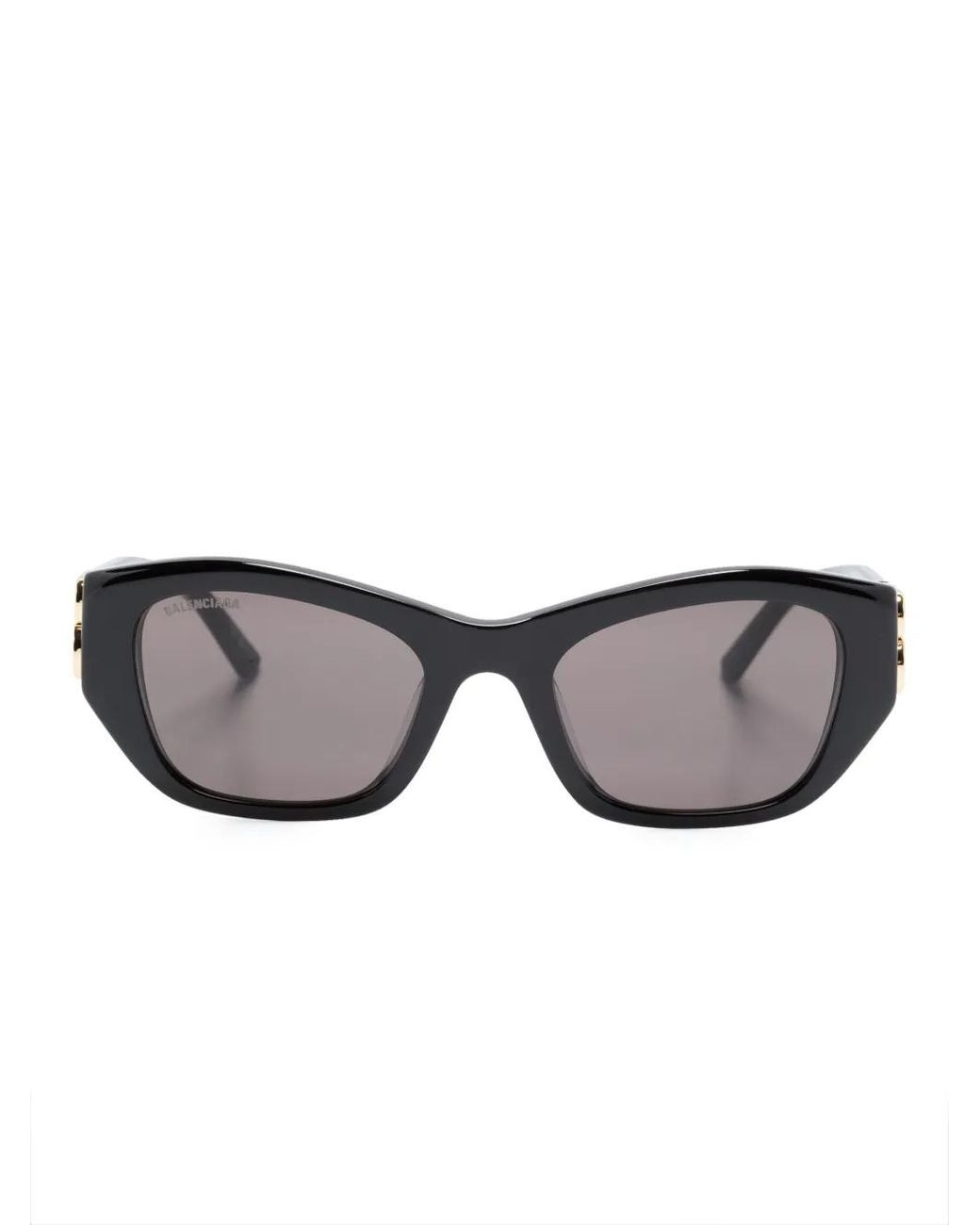 Balenciaga Gray Bb0311Sk Rectangle-Frame Sunglasses
