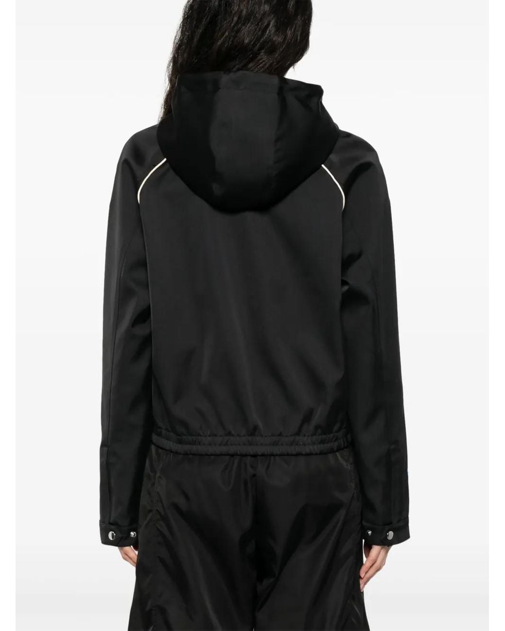 Adidas X Wales Bonner Jack Met Capuchon in het Black