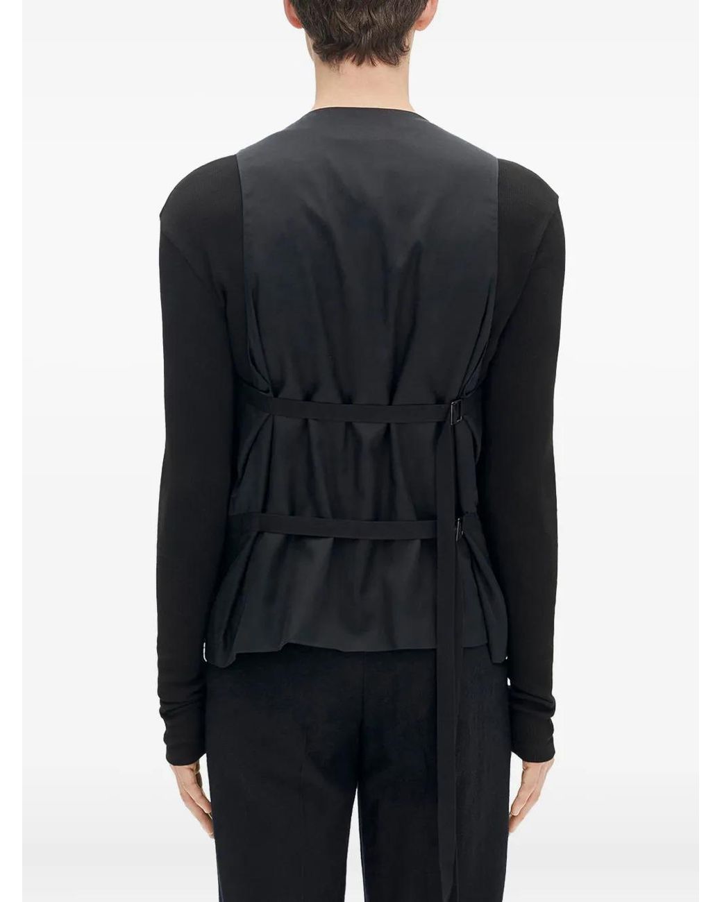 Ann Demeulemeester Blue Juikko Classic Waistcoat for men