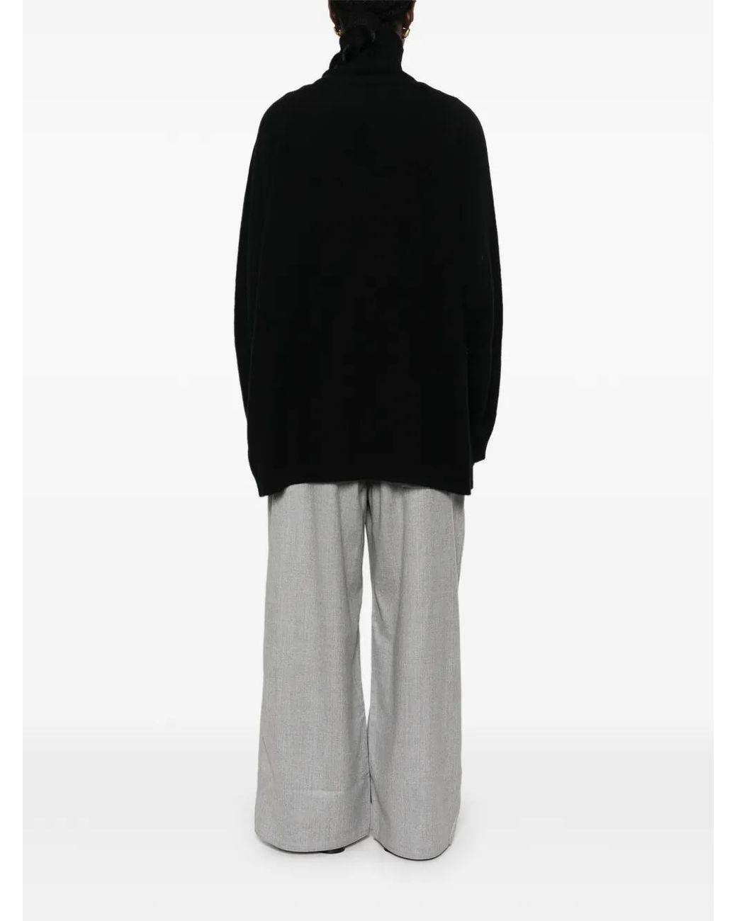 Sofie D'Hoore Black Roll-Neck Sweater