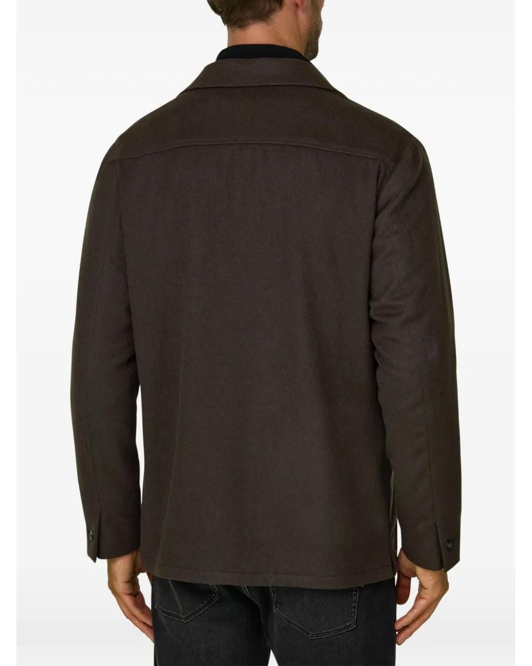 Boggi Black Trade Shirt Jacket for men