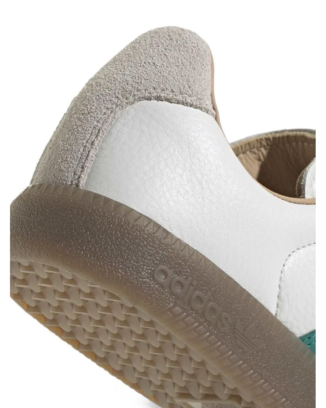 Adidas White Suede-Panelled Sneakers for men