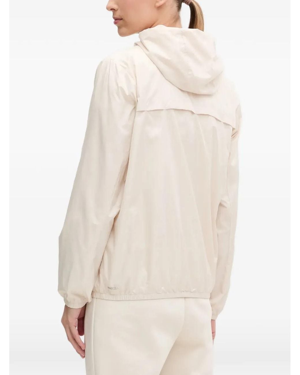 PUMA White Essential Zip-Up Hooded Jacket