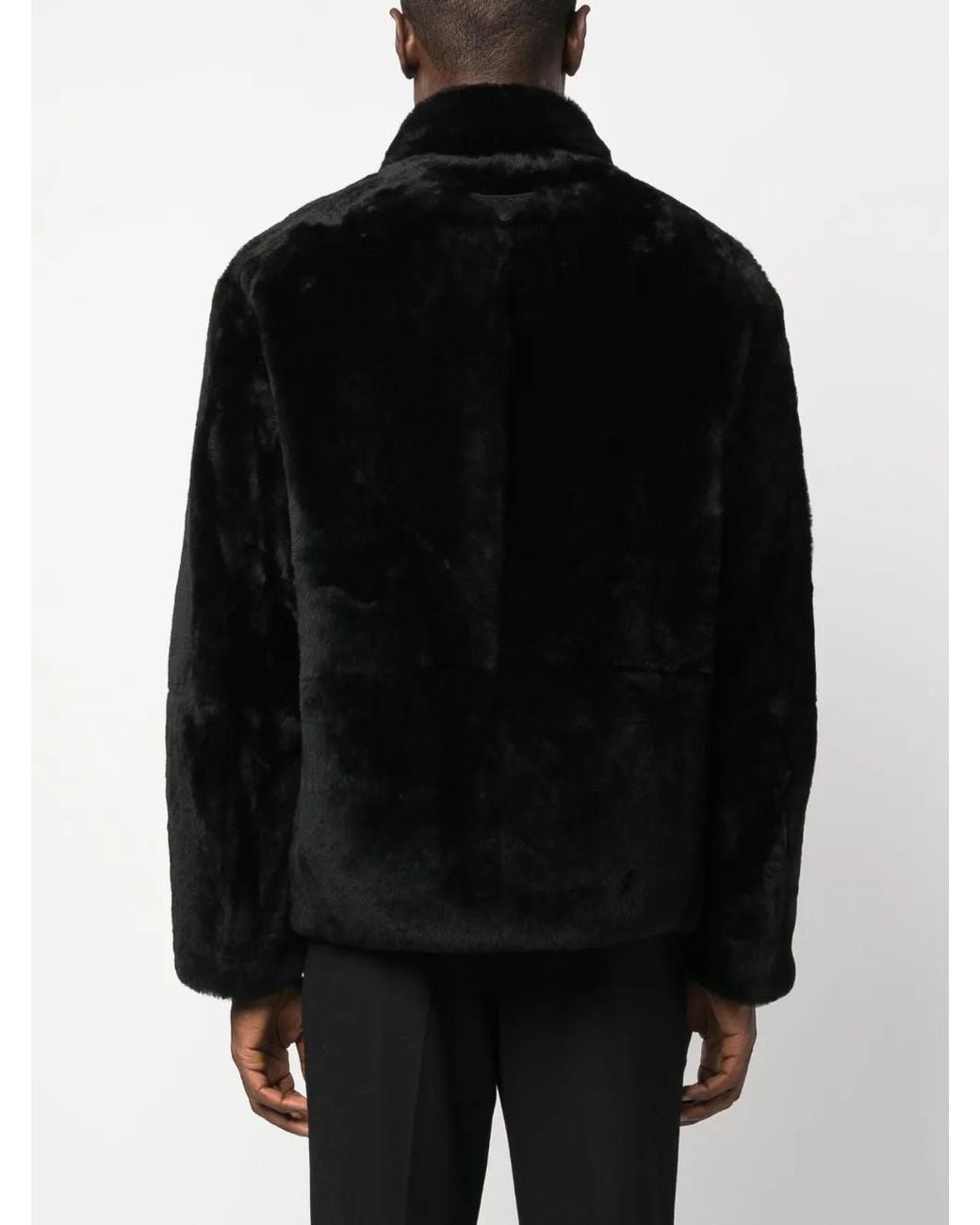 Giacca Con Logo di Prada in Black da Uomo