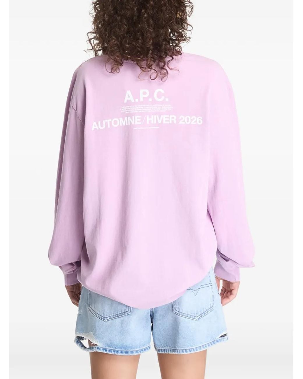 A.P.C. Blue Winter 26 Long-Sleeve T-Shirt