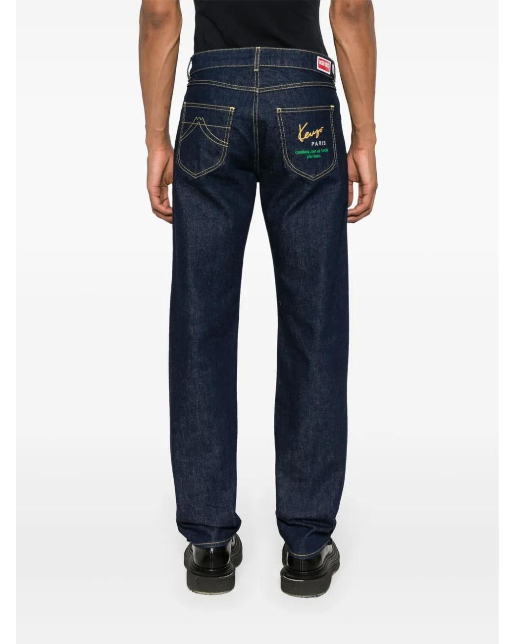 KENZO Blue Bara Slim-Cut Jeans for men