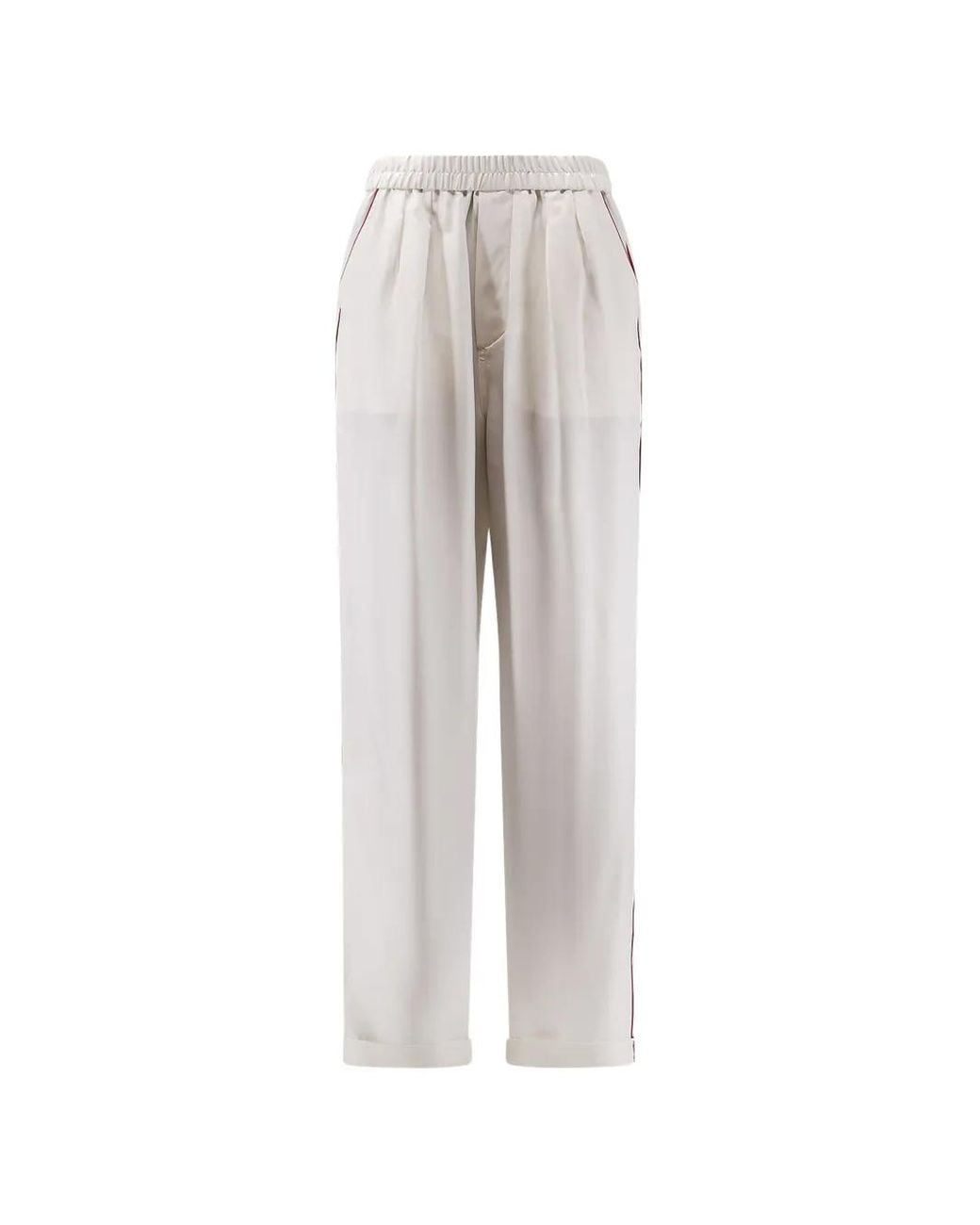 Tom Ford Gray Pantalon En Soie