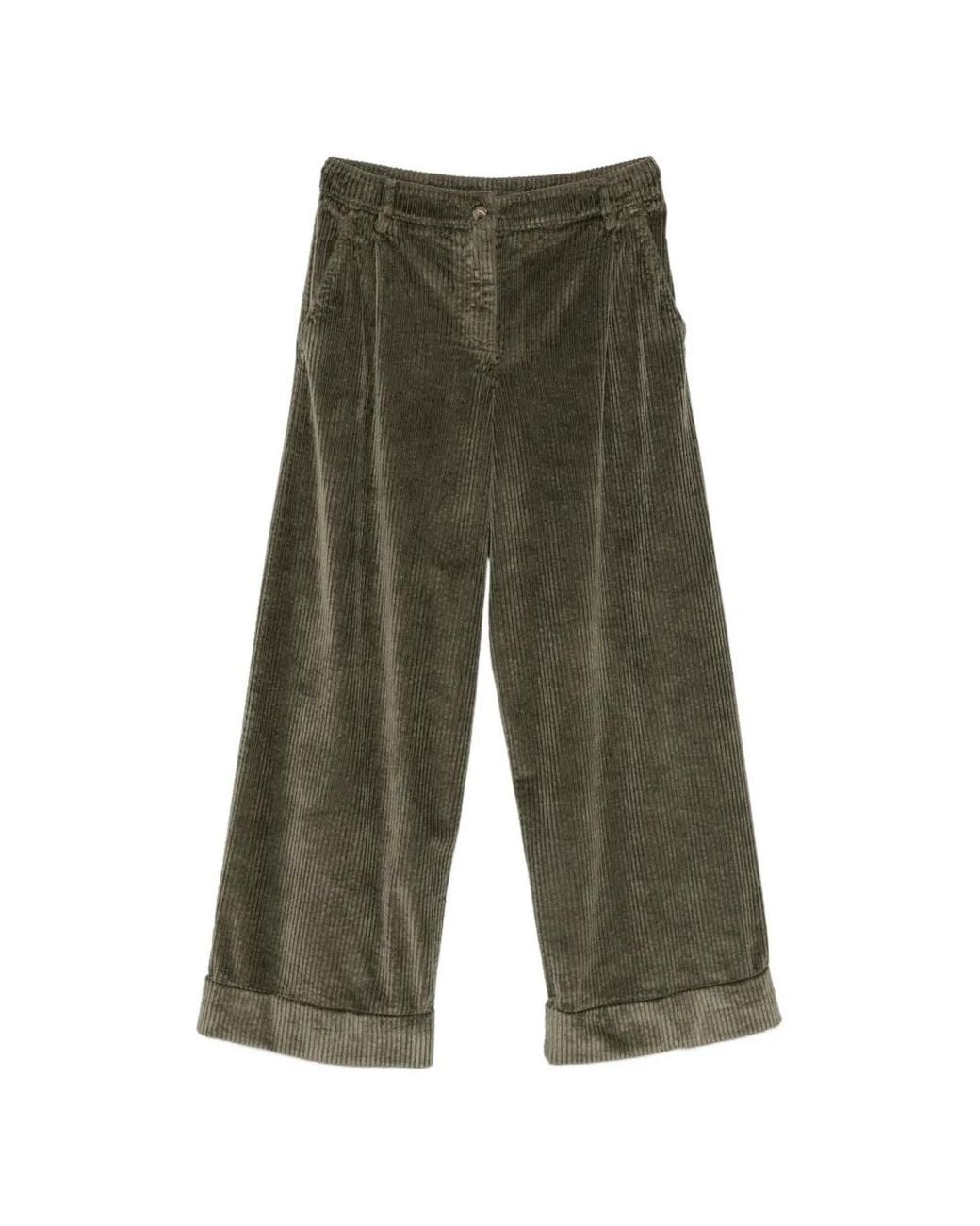 Kiltie Green Spencer Corduroy Trousers