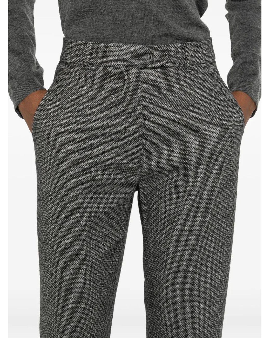 Max Mara Broek Met Textuur in het Gray