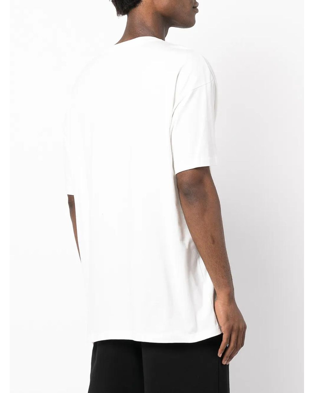 Mostly Heard Rarely Seen White Graphic-Print Stretch-Cotton T-Shirt for men