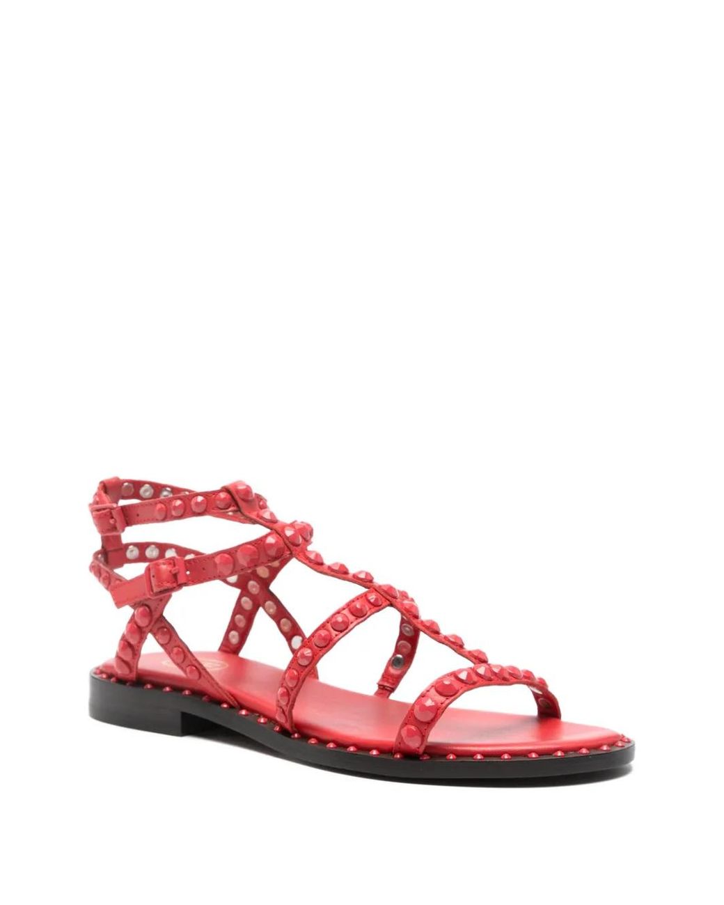 Ash Red Precious Studded Sandals