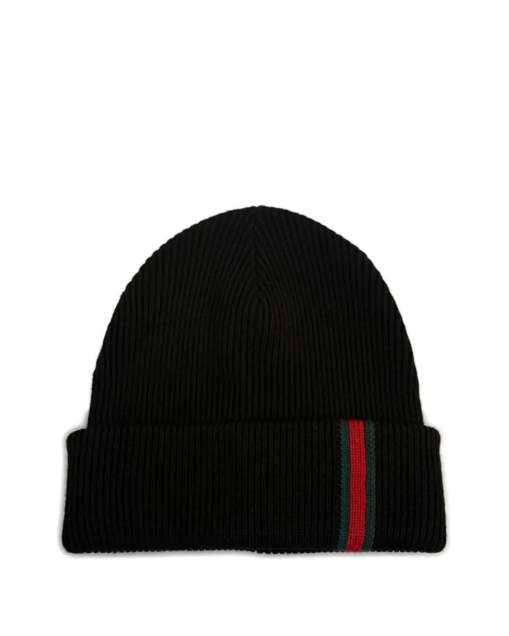 Gucci Muts Met Webdetail in het Black voor heren