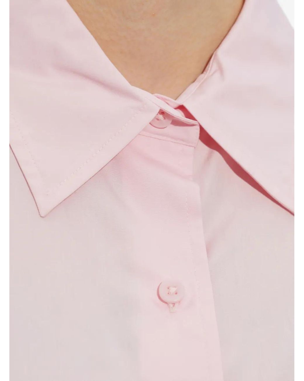 Rag & Bone Pink Connie Chest-Pocket Shirt