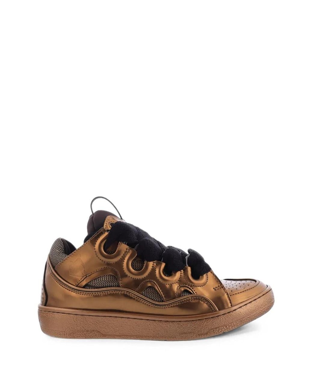 Lanvin Brown Curb Sneakers