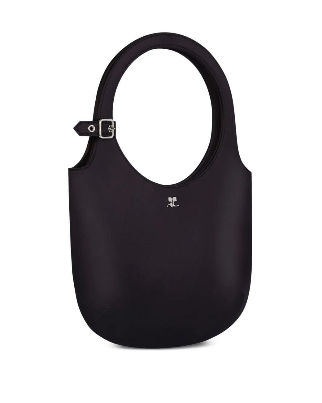 Courreges Black Holy Shoulder Bag