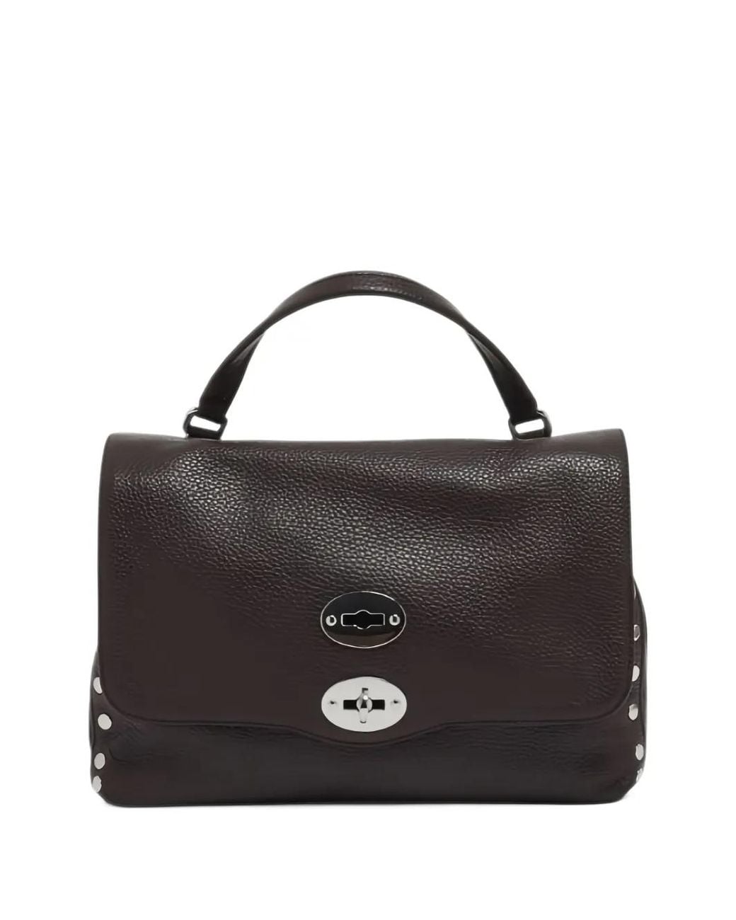 Zanellato Black Baby Postina Leather Tote Bag