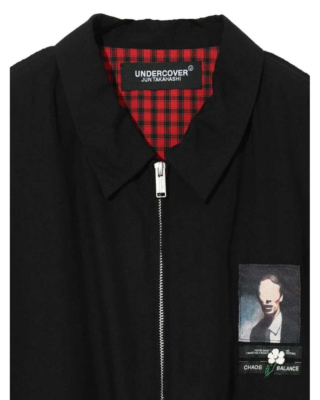 Undercover Black Printed Shirt Jacket for men
