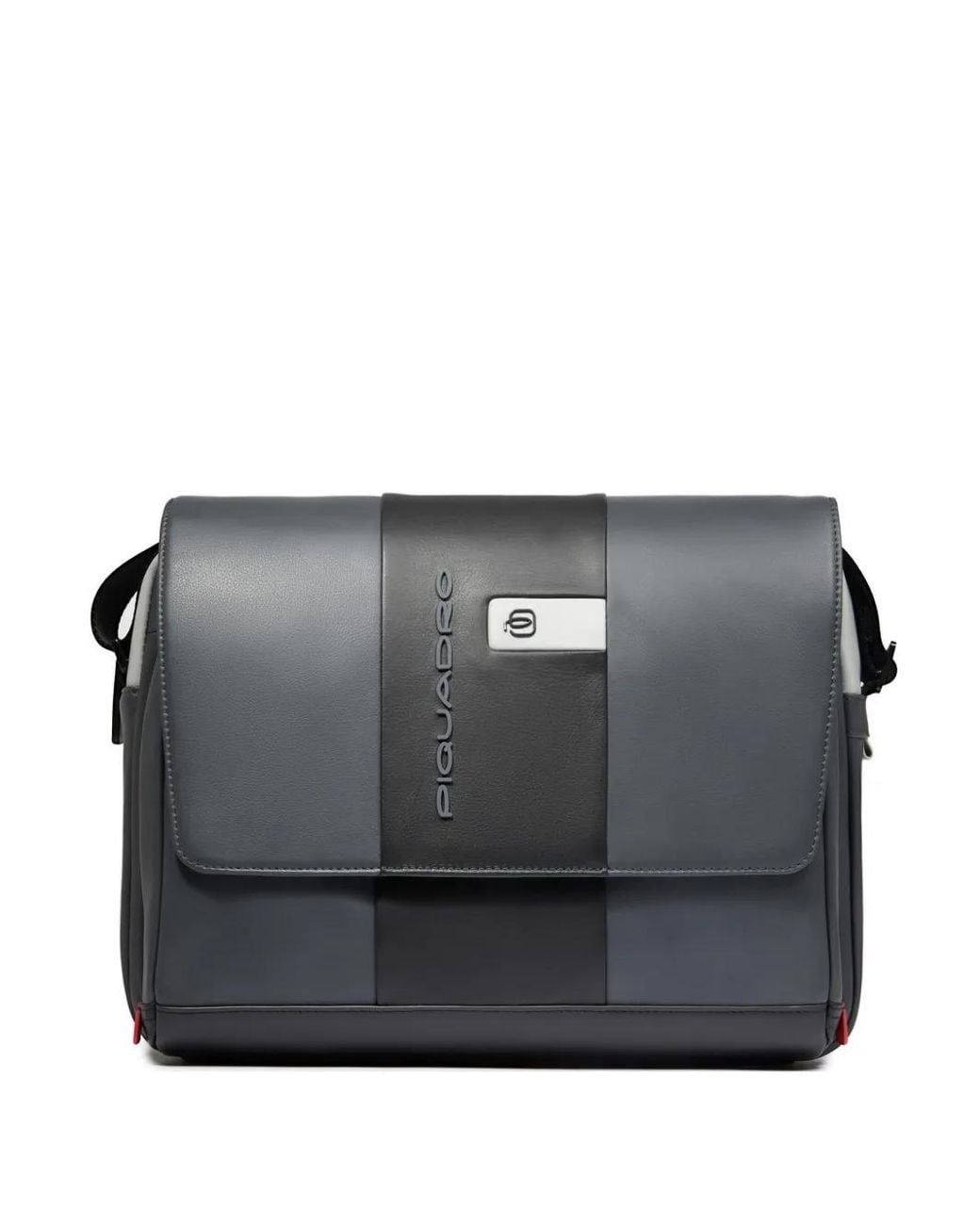 Piquadro Black Laptop Messenger Bag for men